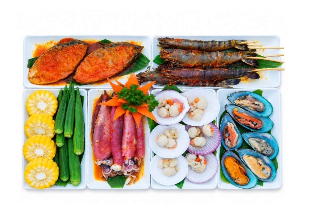 Set BBQ Hải Sản Bãi Rạng 700k/2 Người - Combo 3